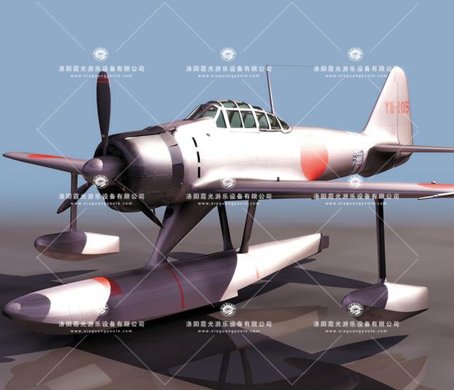 平坝3D模型飞机_